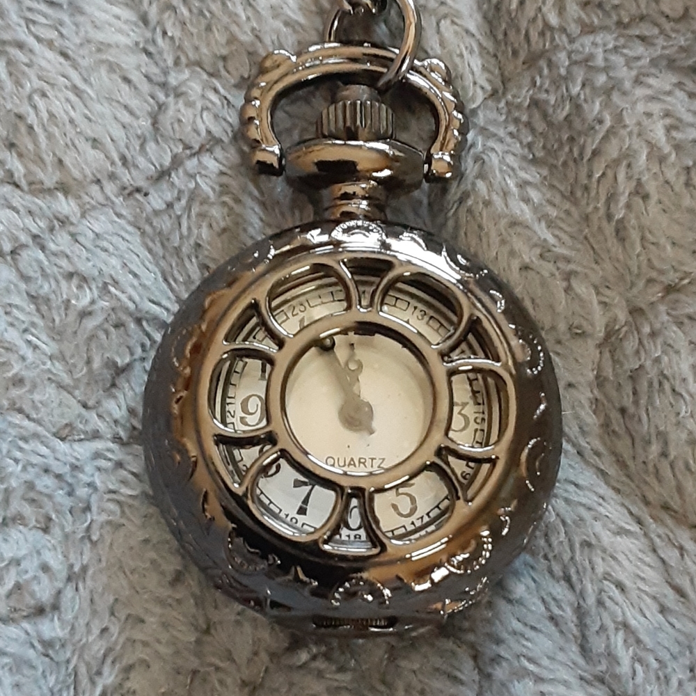 Pocket watch necklace